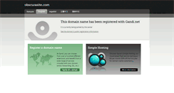 Desktop Screenshot of obscurasite.com