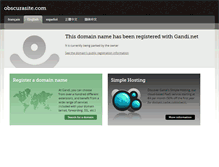 Tablet Screenshot of obscurasite.com